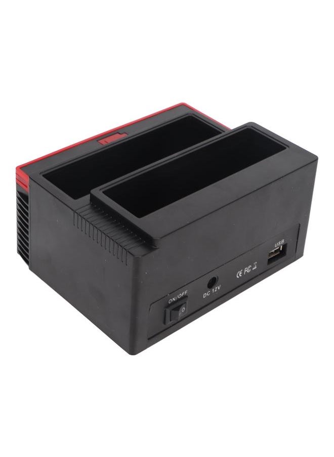 Thoraya Dual-slot direct-insert SATA+IDE multi-function hard disk dock duplicator USB2.0 dual-use all-in-one card reader supports OTB function Australian standard  - Image 5