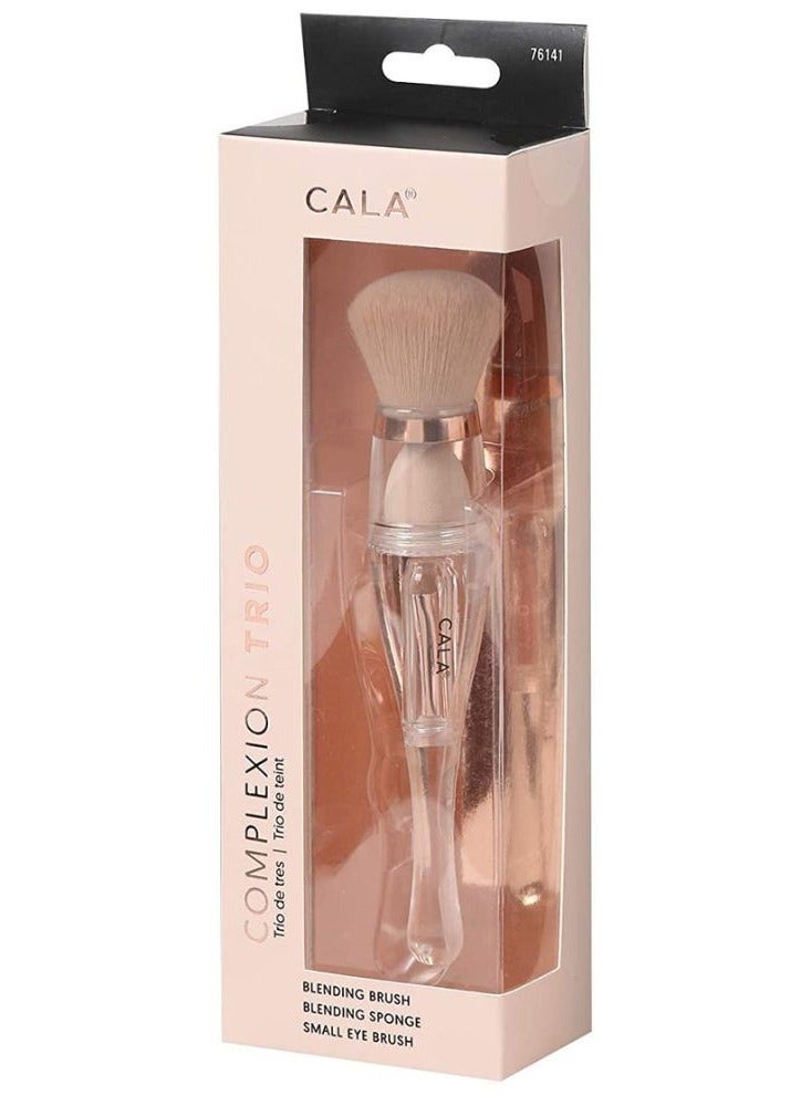 Cala Complexion Trio Round 3 in 1 Brush with Blending Sponge 1 unit - Image 3