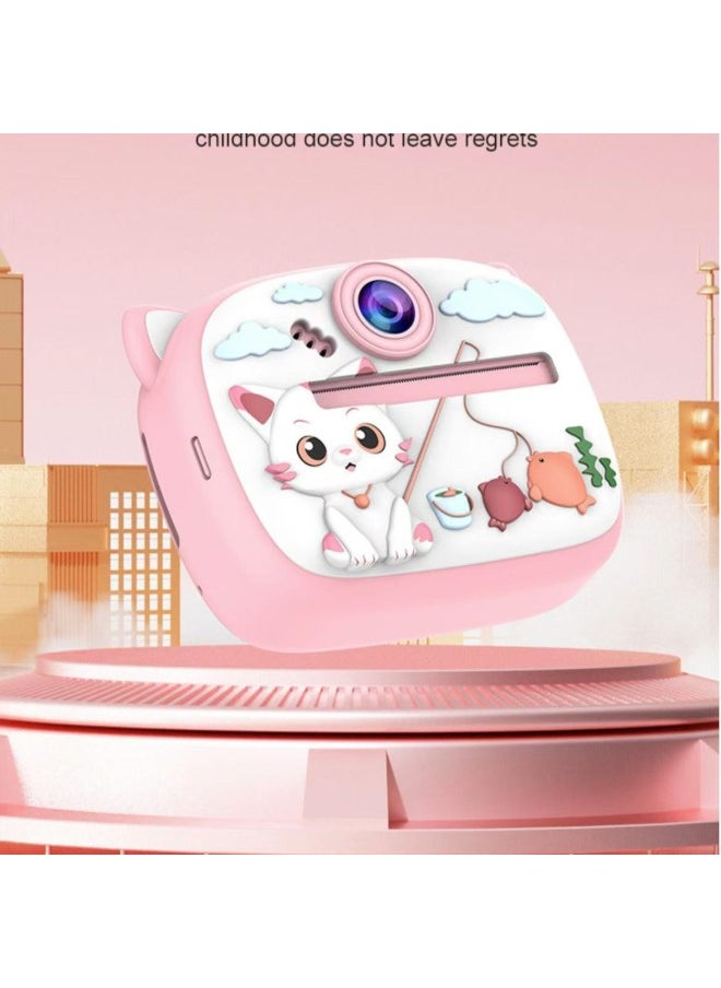 Generic AM300 Children's Clover Print Camera HD Front And Rear Dual Camera Video Recorder Wholesale-Color:16g Card  - Image 2