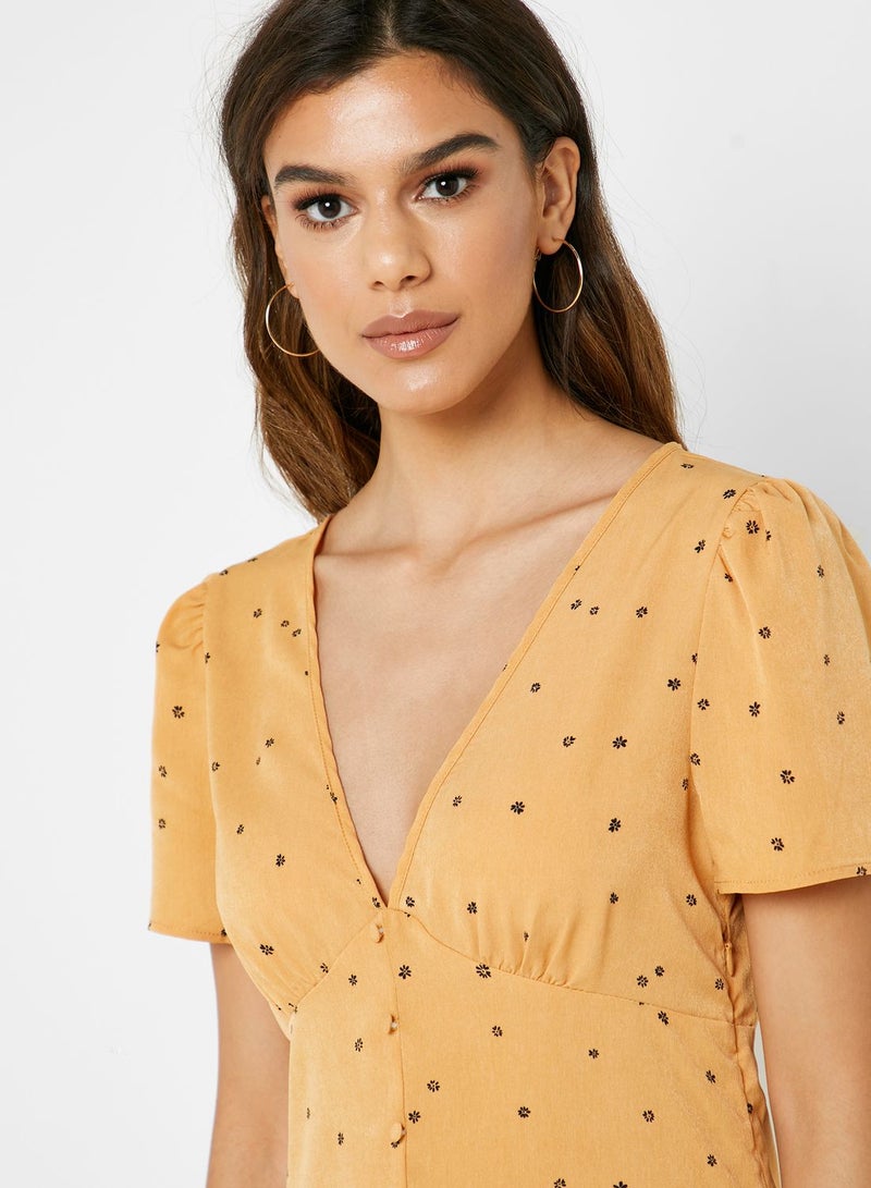 Cotton On Floral Button-Down Dress - Image 3