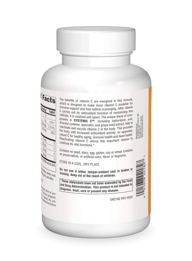 Source Naturals Systemic C, 1000mg - 200 Tablets
