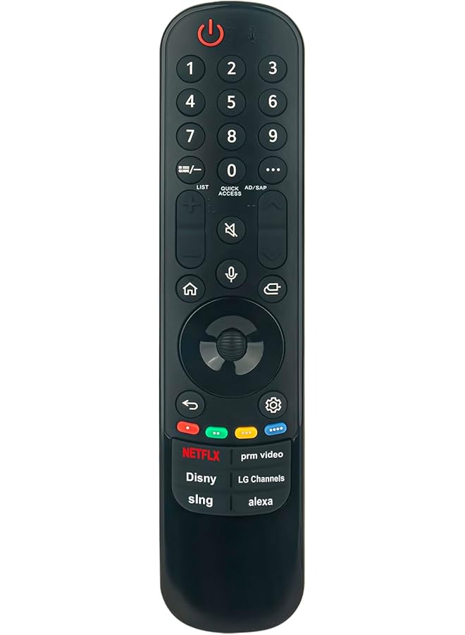 TIGER MR23GA AKB76043102 Voice Replaced Remote Control Fit for 2023 LG TVS QNED OLED Series 65QNED80ARA 65QNED80URA 50QNED80URA 50UR8000AUB 65QNED85ARA 65UR8000AUB 65UR8050AUA - Image 1