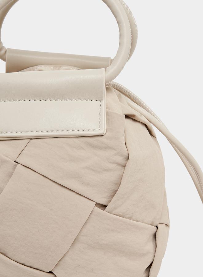 Styli Diamond Pattern Handbag with Drawstring Closure  - Image 3