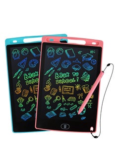KASTWAVE LCD Writing Tablet, Doodle Scribbler Pad 8.5 inch Colorful Screen Drawing Board Learning Gift for Kids, Educational Toys for 3-6 Years Old Boys and Girls  2 Pack  - Image 1