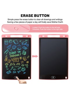 KASTWAVE LCD Writing Tablet, Doodle Scribbler Pad 8.5 inch Colorful Screen Drawing Board Learning Gift for Kids, Educational Toys for 3-6 Years Old Boys and Girls  2 Pack  - Image 3