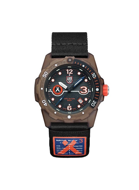Men's Analog Round Shape Carbon Fibre Wrist Watch XB.3721.ECO - 42 Mm