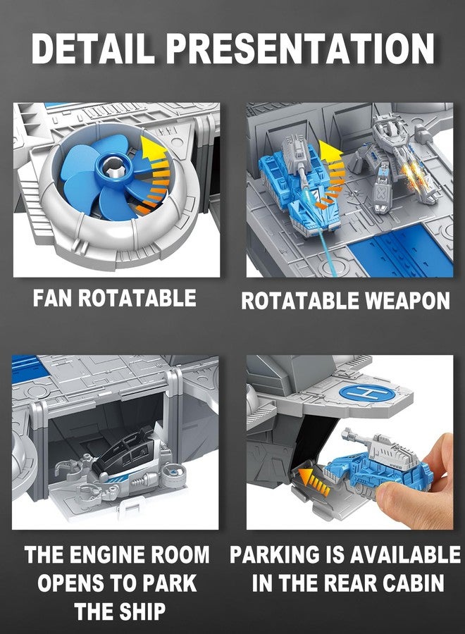 Frontoytall Jumbo Space Toys with Space Shuttle, Fighters, Tanks, Exploring Vehicle, Educational Learning Toys for Kids Ages 3-12 (ASTM Certified) - Image 4