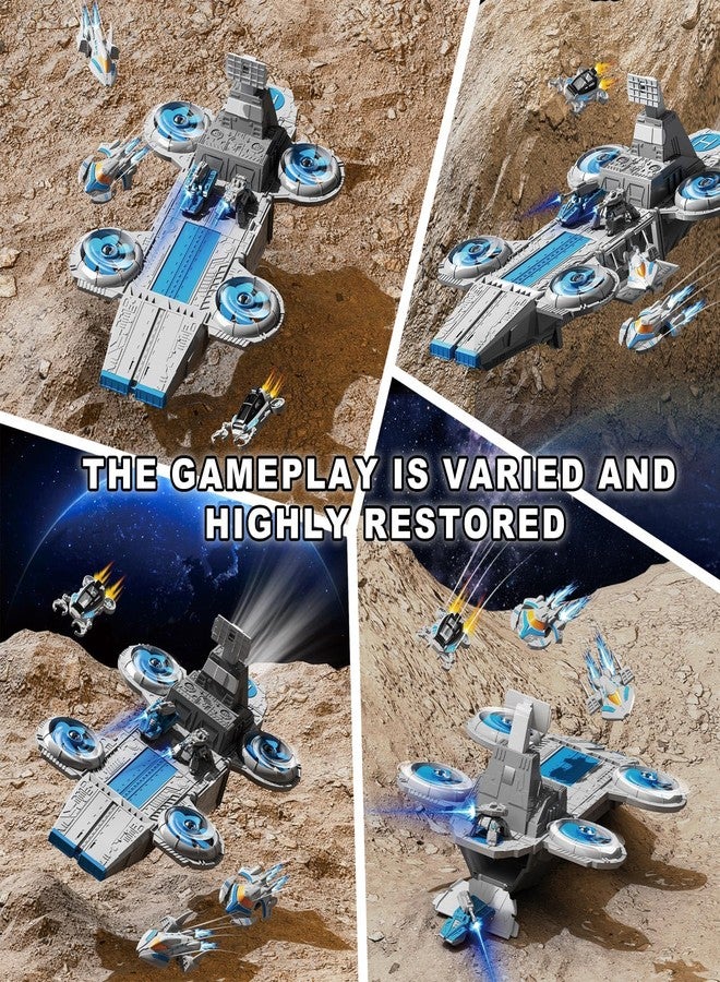 Frontoytall Jumbo Space Toys with Space Shuttle, Fighters, Tanks, Exploring Vehicle, Educational Learning Toys for Kids Ages 3-12 (ASTM Certified) - Image 3