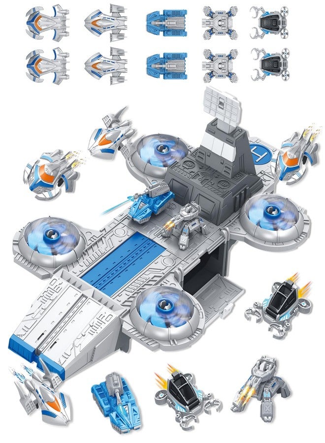 Frontoytall Jumbo Space Toys with Space Shuttle, Fighters, Tanks, Exploring Vehicle, Educational Learning Toys for Kids Ages 3-12 (ASTM Certified) - Image 1