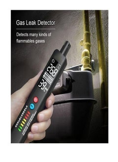 Arabest Portable Gas Leak Detector, 2 in 1 Handheld Natural Gas Sniffer Integrated Temperature Humidity Tester, Locates Combustible Gas LPG, LNG, Methane, Butane, Propane  - Image 3