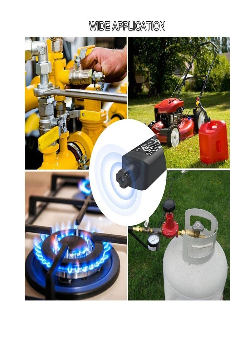 Arabest - Portable Gas Leak Detector, 2 in 1 Handheld Natural Gas Sniffer Integrated Temperature Humidity Tester, Locates Combustible Gas LPG, LNG, Methane, Butane, Propane - Image 1