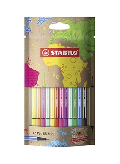 STABILO Stabilo Pen 68 MINI - mySTABILOdesign in Resealable Pouch - 12 