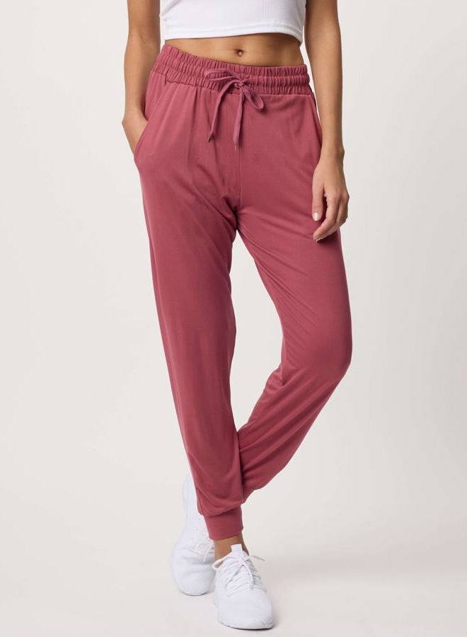 REALESSENTIALS 3 Pack: Women's Lounge Jogger Soft Sleepwear Pajamas Loungewear Yoga Pant Active Athletic Track Running Workout Casual wear Ladies Yoga Sweatpants Pockets-Set 6,XXL - Image 2