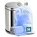 Plasticplace Custom Fit Trash Bags Compatible with simplehuman Code H 200 Count Tinted Blue Drawstring Garbage Liners 89 Gallon 3035 Liters 185 x 28 - Image 1