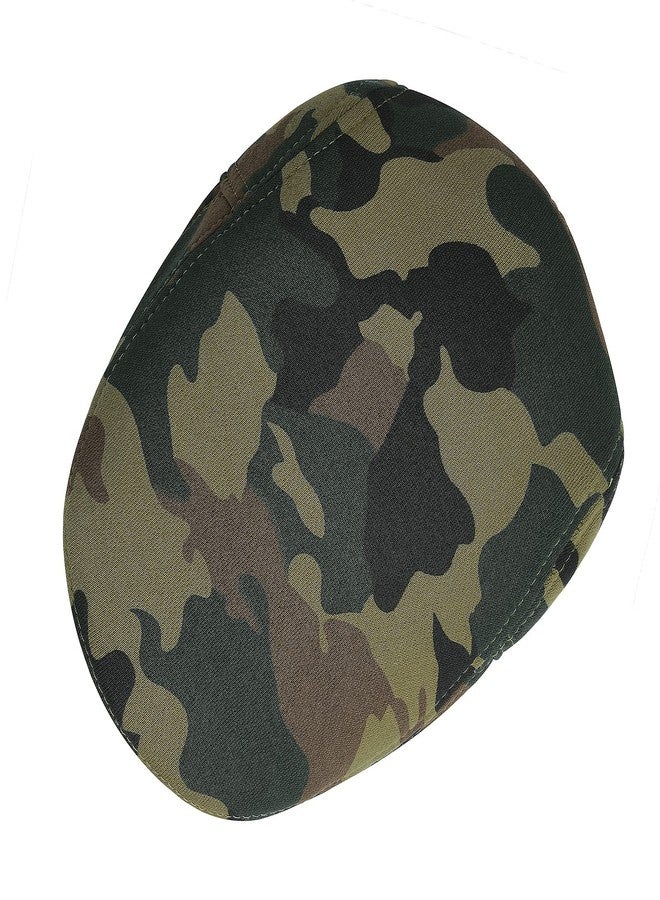 VOBOOM Men Newsboy Cap Cotton Flat Ivy Gatsby Driving Hat (Green Camouflage) - Image 5