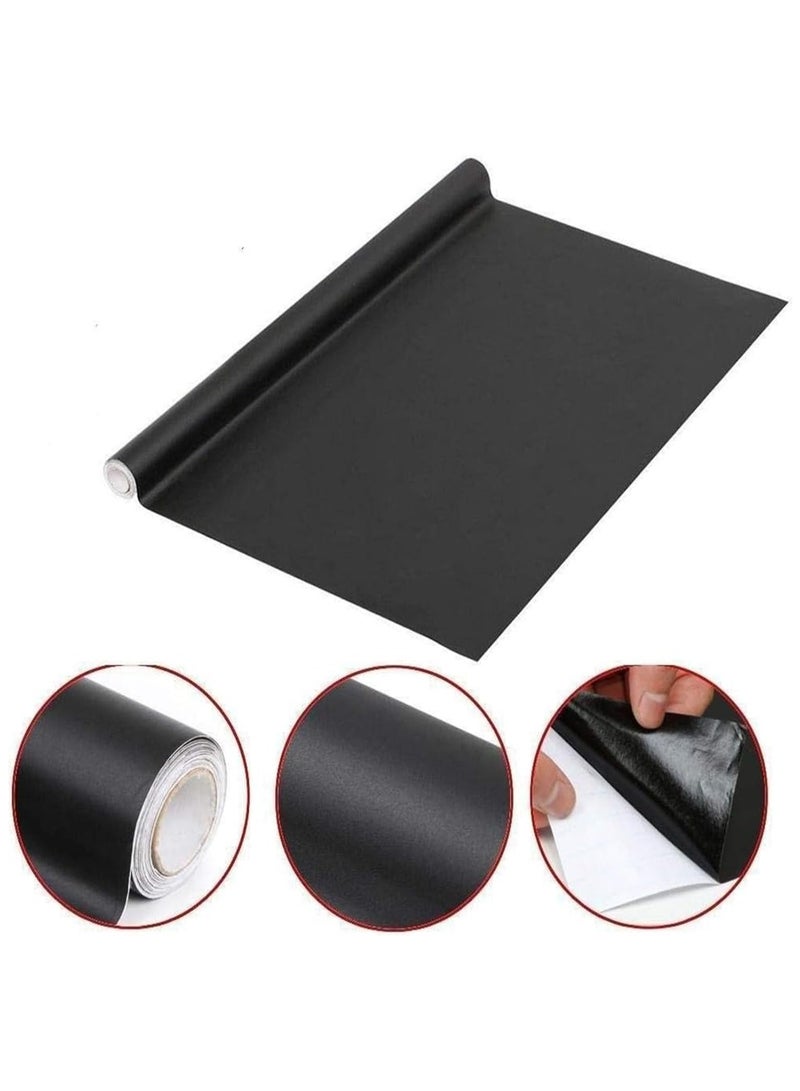 Generic Board Sticker Removable Vinyl Chalkboard Stickers Peel and Stick Chalkboard, Self Adhesive Blackboard Poster Paper Chalk board Wall Paper for Home, School, Office, Art - 60x200cm  - Image 5
