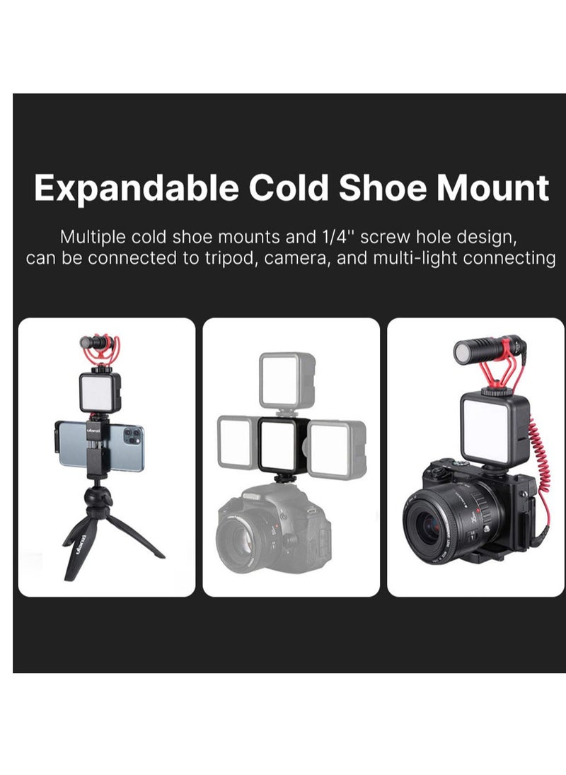 KASTWAVE RGB Video Light, LED Camera Light 360 ° Full Color Portable Vlog Photography Lighting Rechargeable 2500K-9500K Adjustable Cell Phone Ambient Fill Light Support Magnet Adsorption  - Image 5