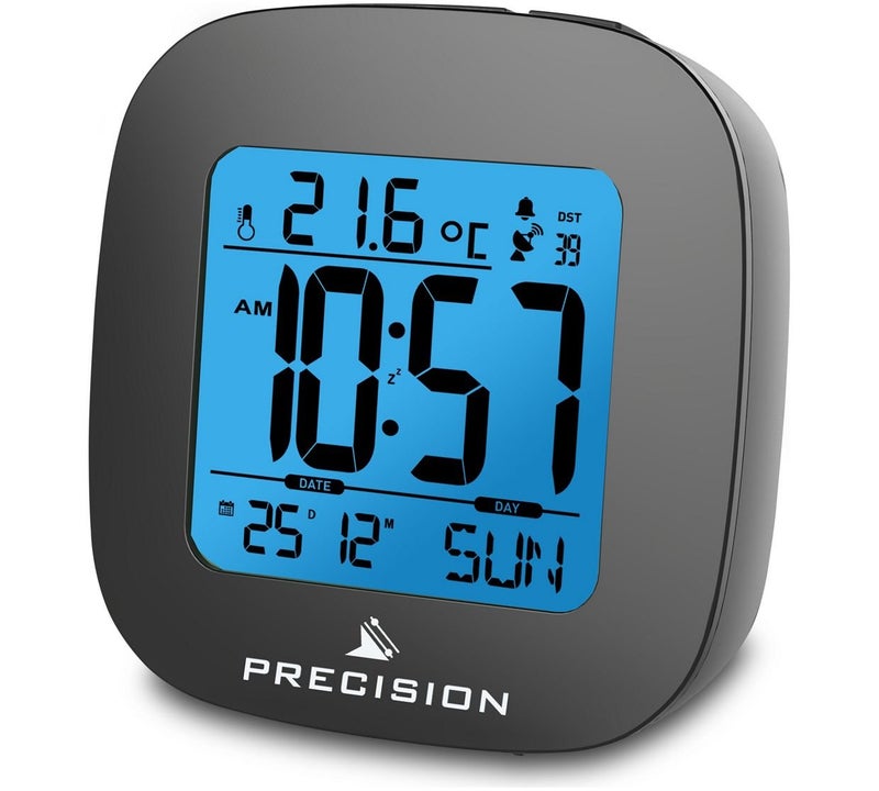 Precision AP054 Alarm Clock Black One Size