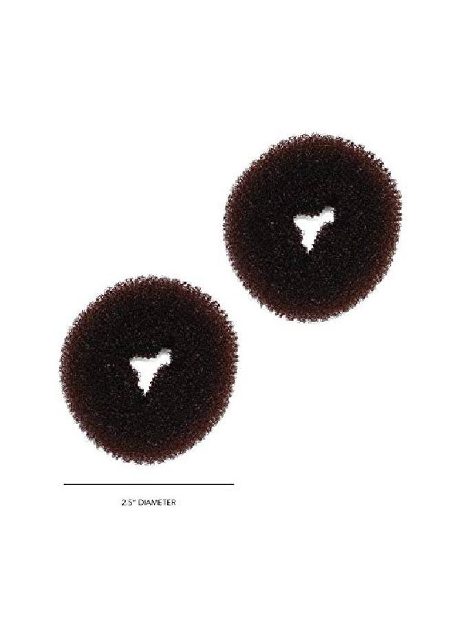 Kitsch - Mini Bun Form Hair Bun Maker Hair Donut For The Perfect Bun Bun Hair Maker Donut Hair Bun Magic Ballet Bun Maker For Girls Donut Bun Maker For Hair Sock Bun For Hair Bun Donut (Brown) - Image 1