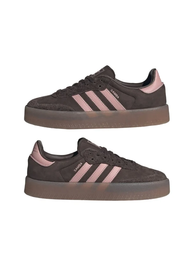 اديداس اوريجينالز adidas SAMBAE W Brown Originals Kids Shoes