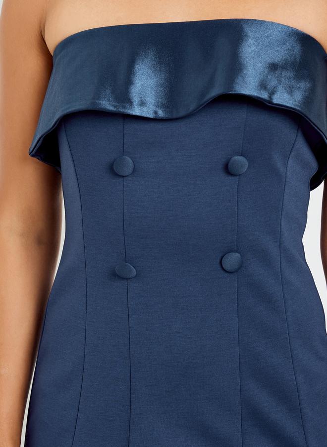 ستايلي فستان سهرة طويل بنمط باندو - Image 5