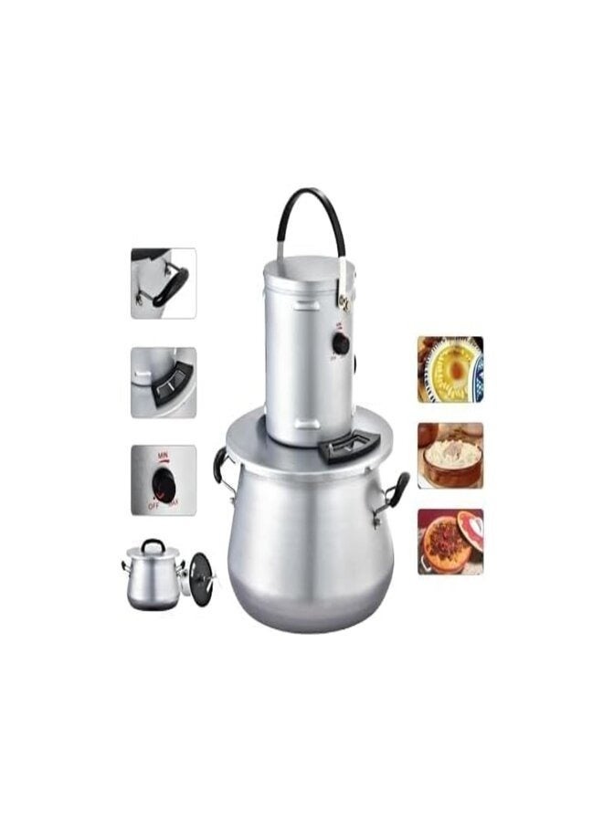 ال سي قدر طهي كهربائي 10 لتر 500 واط للأطباق التقليدية هريس جريش أسيد - Image 1