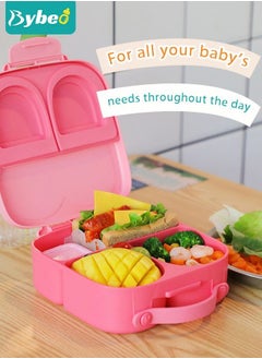 Portable Kids Bento Box, Big Toddler Lunch Boxs to School, Snack Containers for Travel 4 Compartments Meal Prep Removable Divider BPA Free - pzsku/Z719D06494208CE061D65Z/45/_/1673318368/91f2f4d8-db7d-4ca6-b147-50ba231c838f