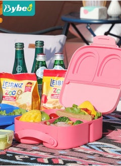 Portable Kids Bento Box, Big Toddler Lunch Boxs to School, Snack Containers for Travel 4 Compartments Meal Prep Removable Divider BPA Free - pzsku/Z719D06494208CE061D65Z/45/_/1673318368/9deda627-411f-45b8-8d55-3d43a263d9bc