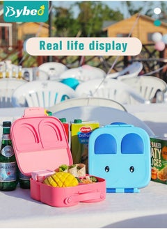 Portable Kids Bento Box, Big Toddler Lunch Boxs to School, Snack Containers for Travel 4 Compartments Meal Prep Removable Divider BPA Free - pzsku/Z719D06494208CE061D65Z/45/_/1673318368/f34684be-2fdb-4410-aed5-fa0e4eae89e2