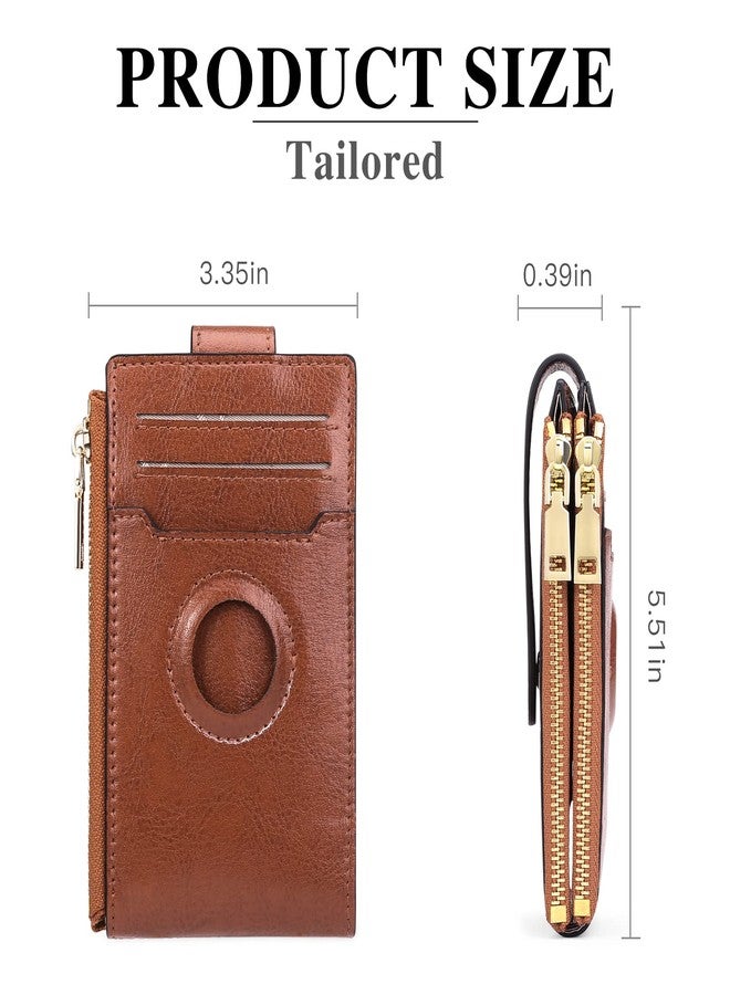 FALAN MULE Womens Wallet Genuine Leahter Bifold Credit Card Holder with Built-in Integrated Case - Image 5