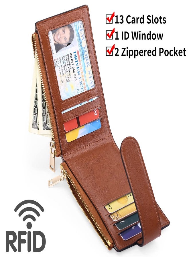 FALAN MULE Womens Wallet Genuine Leahter Bifold Credit Card Holder with Built-in Integrated Case - Image 3