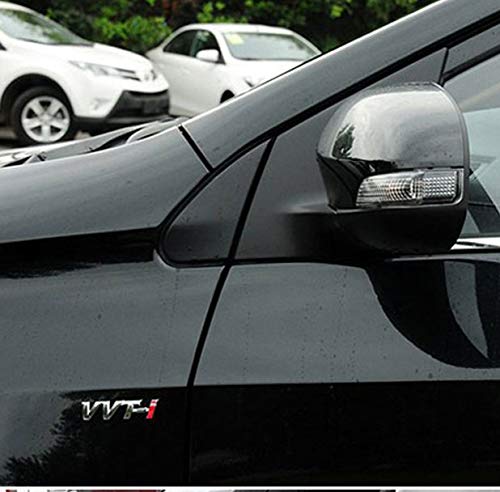 EmbRoom 2Pcs VVT-I Emblems Badge 3D Metal Car Side Fender Rear Trunk Logo Sticker Decal Replacement for Is Es Rx Tundra 4Runner (Black Red) - Image 4