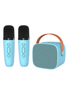 Portable Mini Bluetooth Speaker with Dual Mic Sky Blue