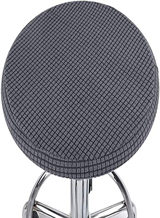 Non-Slip Round Bar Stool Seat Cover Chair Seat Cushion, Stretchable and Breathable, Fits 30-38cm Universal Club Salon Stools, Chair Slipcover for Chair Cover Protection - Image 5