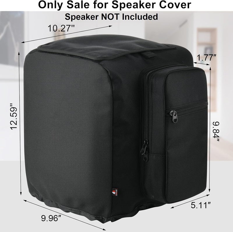 TXesign Speaker Cover Protective Speaker Case for JBL PartyBox Encore Essential Portable Party Speaker Replacement Bag Speaker Slip with Side Microphone Storage Bag for Microphones Cable Accessories - Image 2