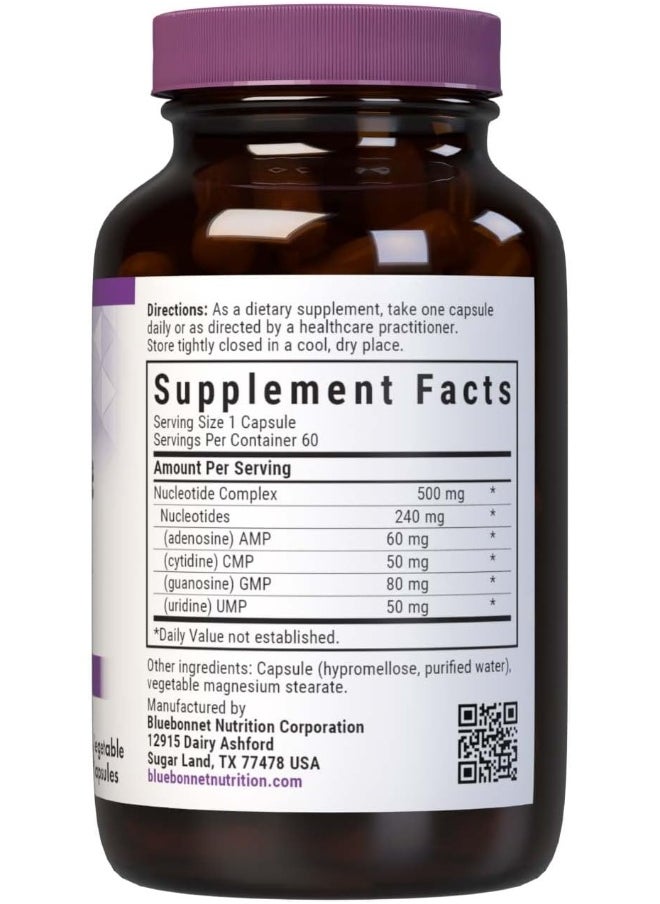 Bluebonnet Nutrition - Bluebonnet Nucleotide Complex Supplement 60 Count White - Image 1