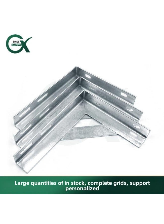 Happiness Bracket Plastic Spraying Fixed Bracket Triangle Bracket L-type Angle Iron Angle Steel Fire Pipe Bracket 100-300-Specifications And Models:4*250*250 (2 Expansion Plugs Included)  - Image 3