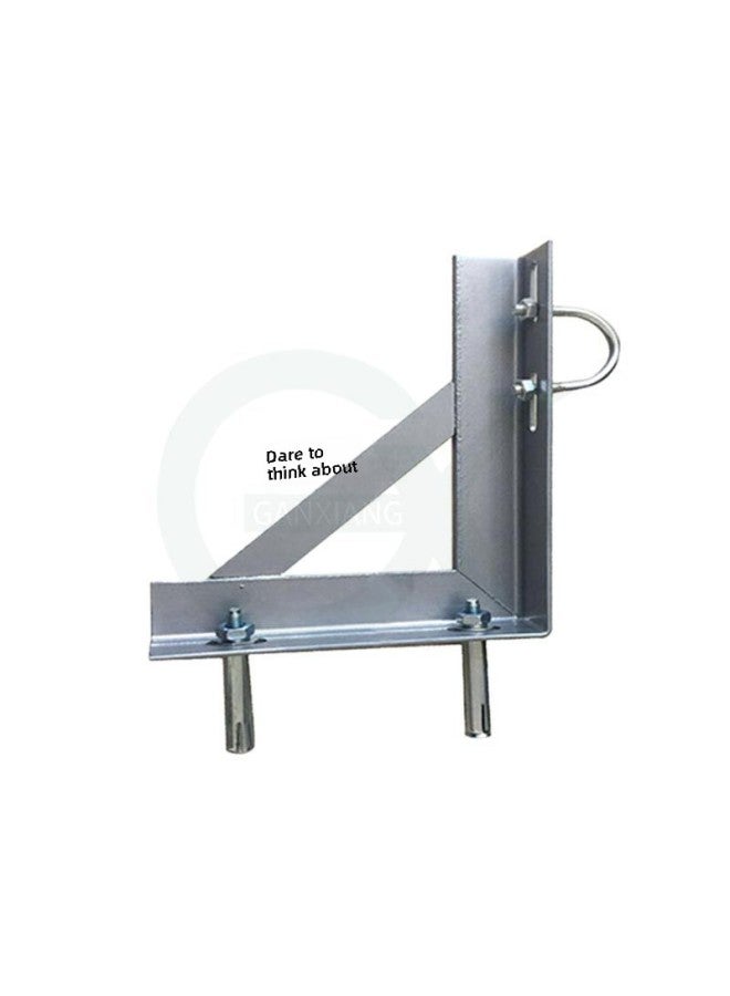 Happiness Bracket Plastic Spraying Fixed Bracket Triangle Bracket L-type Angle Iron Angle Steel Fire Pipe Bracket 100-300-Specifications And Models:4*250*250 (2 Expansion Plugs Included)  - Image 5