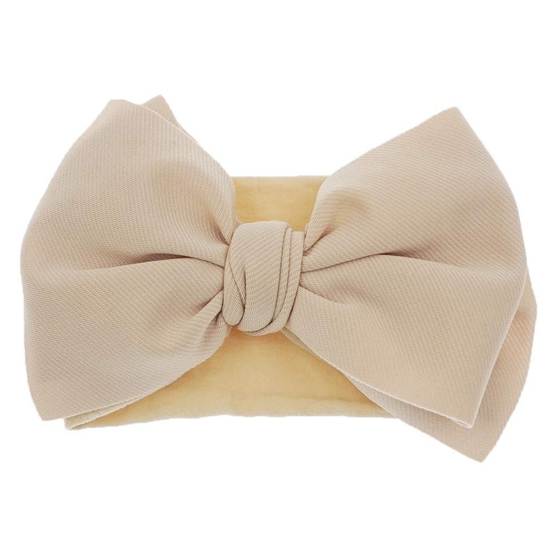 KIDOCHEESE Hairband, Soft Nylon & Cotton, Handmade Hairbands with Bows, 5 Pack, for Baby Girls & Toddlers - Image 5