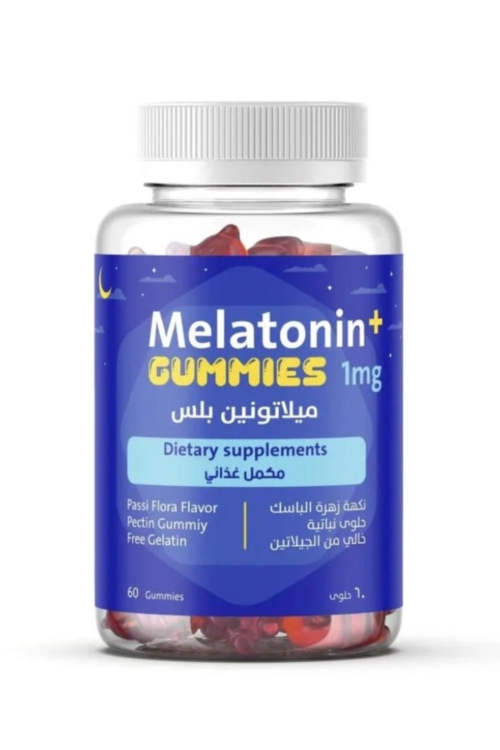 elment Melatonin Plus 1 mg Gummies 60 Gummies - Image 1