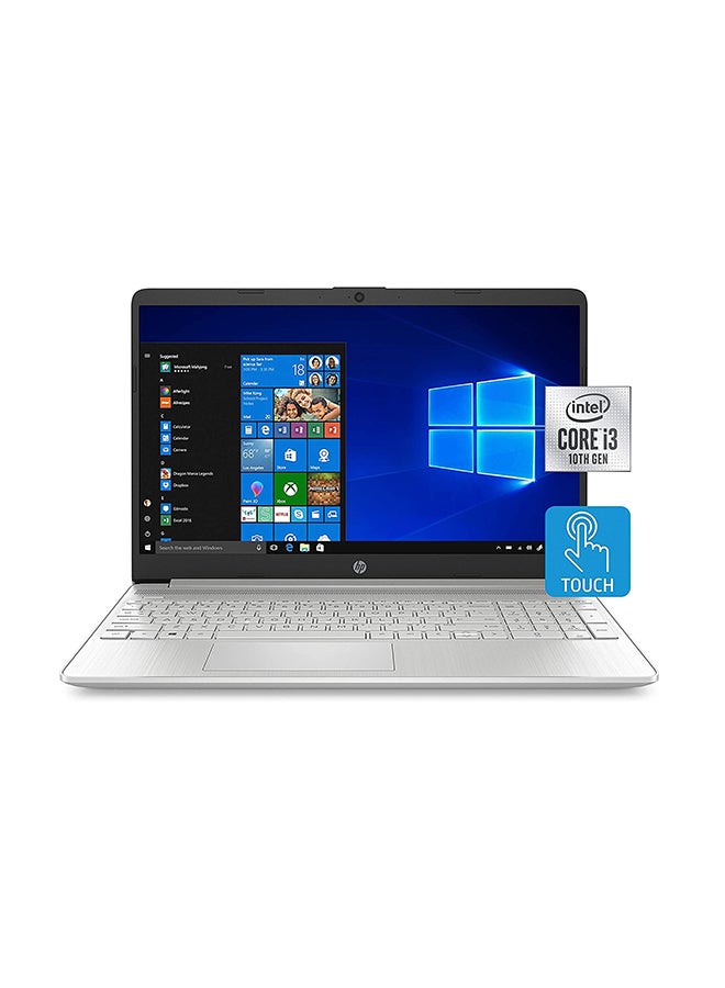 HP لابتوب 15DY1032 بشاشة مقاس 15.6 بوصة ومعالج كور i3-1005G1 وذاكرة رام سعة 8 جيجابايت ومحرك أقراص SSD سعة 256 جيجابايت ومزود ببطاقة رسومات إنتل فائقة الوضوح فضي - Image 5