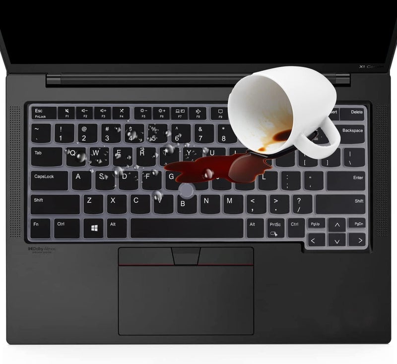 Raya غطاء لوحة مفاتيح سيليكون يناسب فقط لابتوبات لينوفو ثينك باد E14 (الجيل 5/الجيل 6) و ثينك باد L14 (الجيل 4) و ثينك باد T14s (الجيل 4) [لن يناسب أي طراز أو سلسلة أخرى من ثينك باد] (أسود) - Image 4