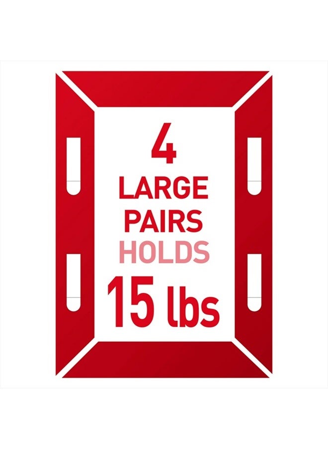 Command Large Picture Hanging Strips, Damage Free Hanging Picture Hangers, No Tools Wall Hanging Strips for Living Spaces, 4 White Adhesive Strip Pairs  - Image 4