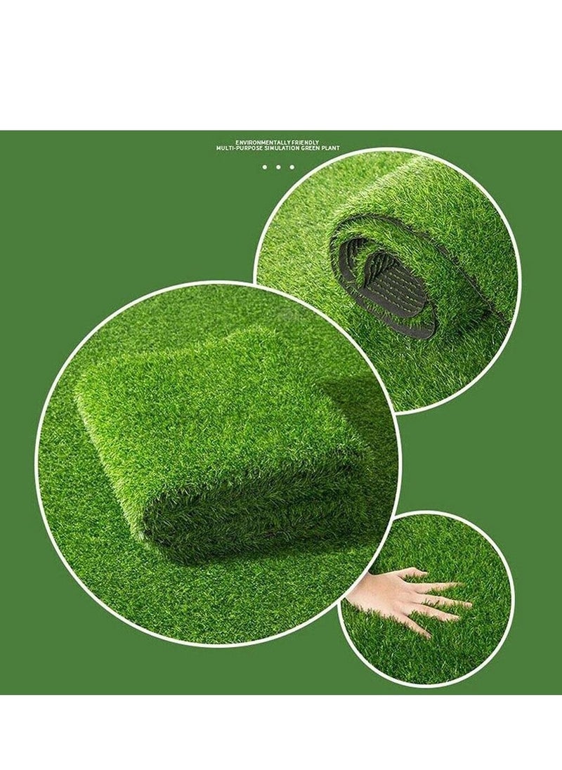 LINGWEI Artificial Grass Carpet Green For Home Outdoor Front Backyards Garden Decoration Fake Grass Turf Green Grass Mat  - Image 3