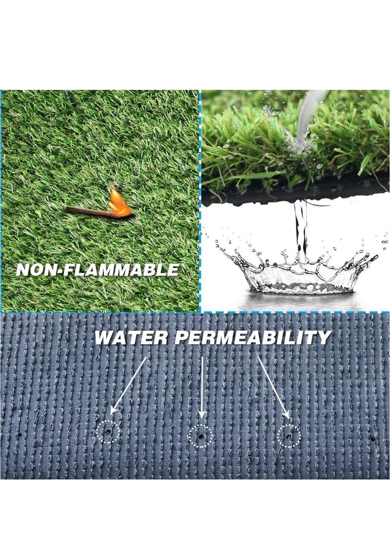 LINGWEI Artificial Grass Carpet Green For Home Outdoor Front Backyards Garden Decoration Fake Grass Turf Green Grass Mat  - Image 5