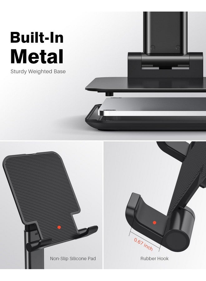 Anozer Tablet Stand Foldable & Adjustable, Portable Monitor Stand 5.55 * 3.94" Wide, Fit for iPad Holder Stand Compatible with iPad Pro 11, 12.9/for iPad 10.9; Surface Pro; Portable Monitor 4.7-15.6" - Image 5
