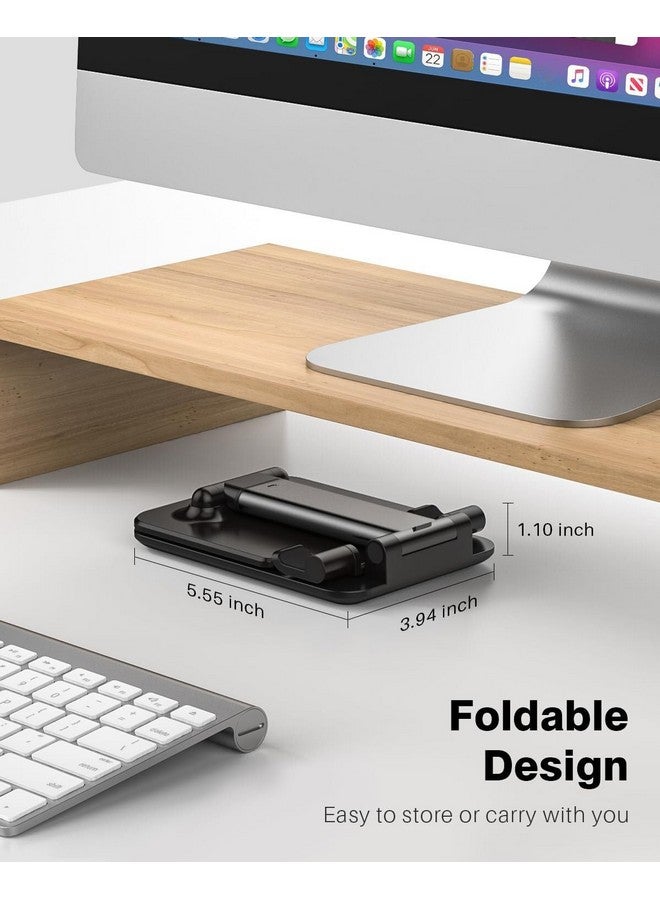 Anozer Tablet Stand Foldable & Adjustable, Portable Monitor Stand 5.55 * 3.94" Wide, Fit for iPad Holder Stand Compatible with iPad Pro 11, 12.9/for iPad 10.9; Surface Pro; Portable Monitor 4.7-15.6" - Image 3