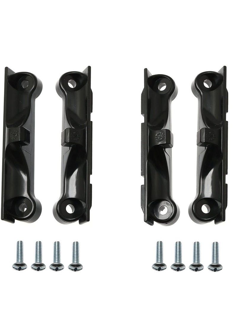 Excefore - 4 Pack Black CPU Fan, A M 4 Back plane Back Durable CPU Heat sink Bracket, CPU Fan Support Bracket for A M 4 - Image 1