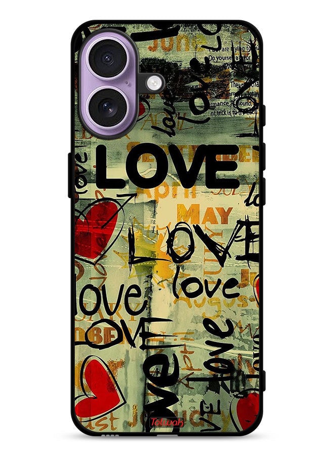 Tolwak Apple iPhone 17 Protective Case Cover Love Tags - Image 1