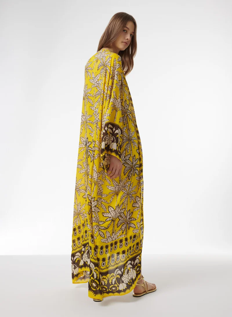 leem  Embellished Printed Abaya for Women | Best Price UAE
